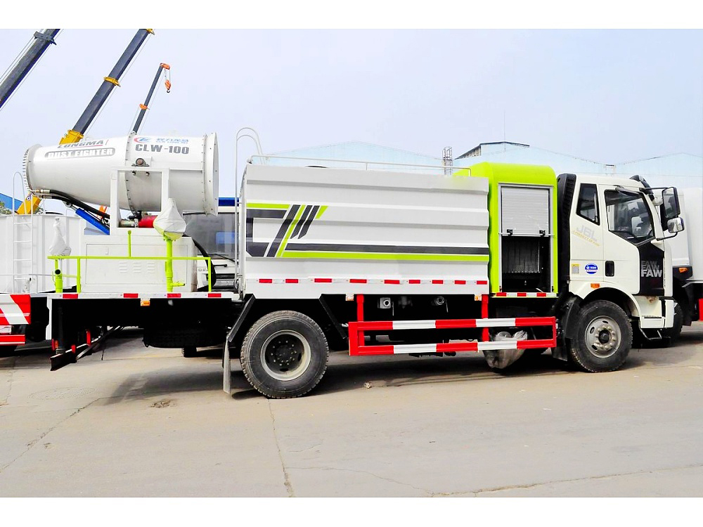 解放J6L多功能抑塵車國(guó)六11.3立方/50-100米霧炮